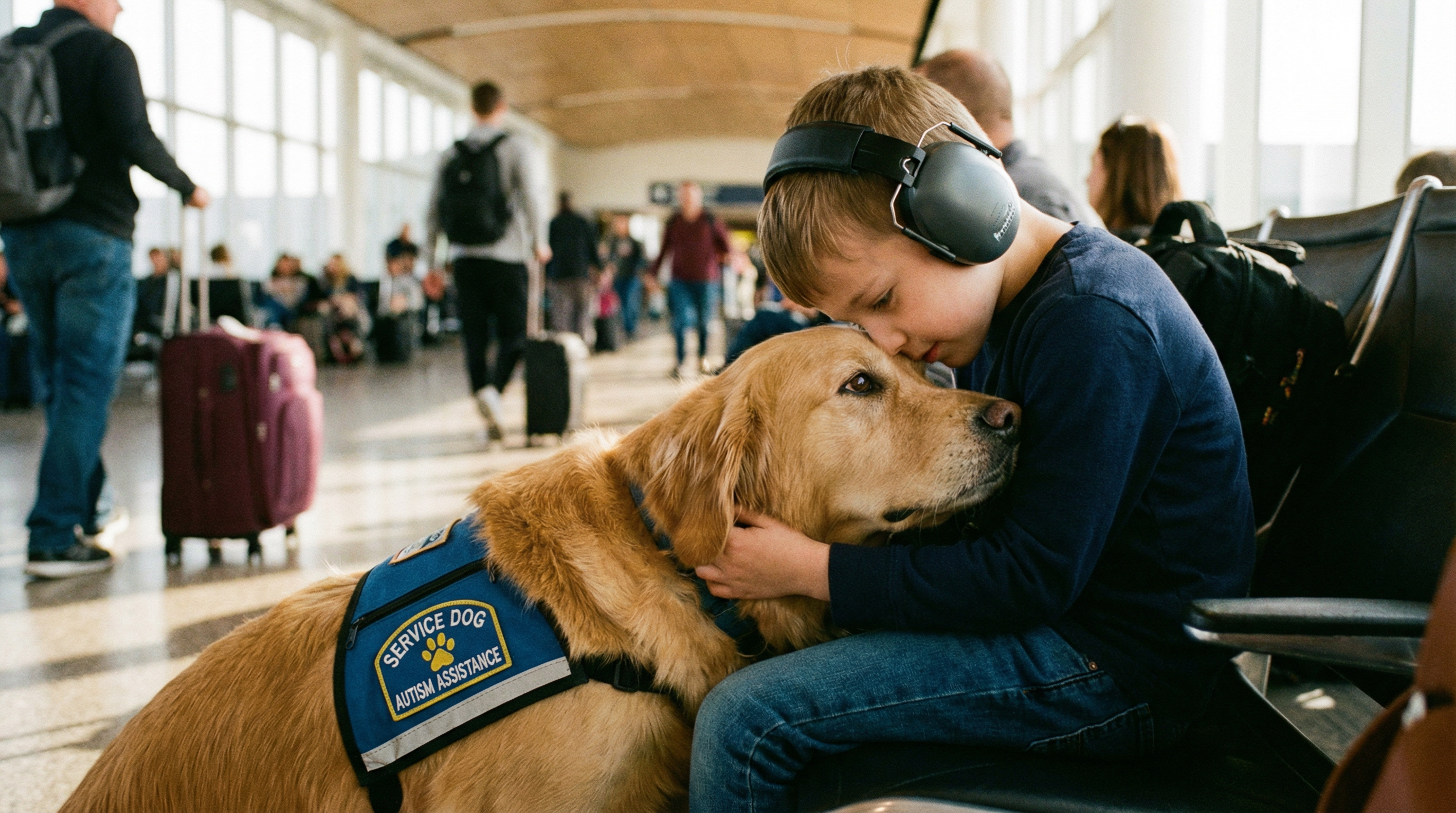 Companhia Aérea Barrou Cão de Serviço de Criança Autista: Entenda Seus Direitos e Como Agir